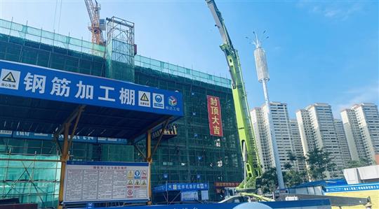 万搏集团有限公司
2021年自营项目顺利封顶